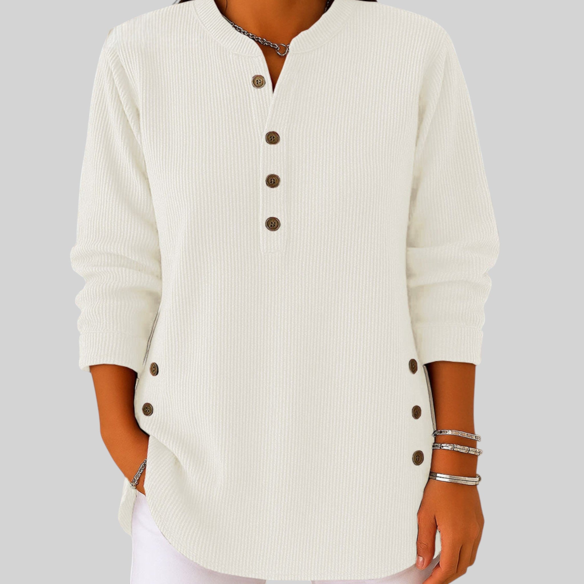 Anouk losvallende gebreide trui