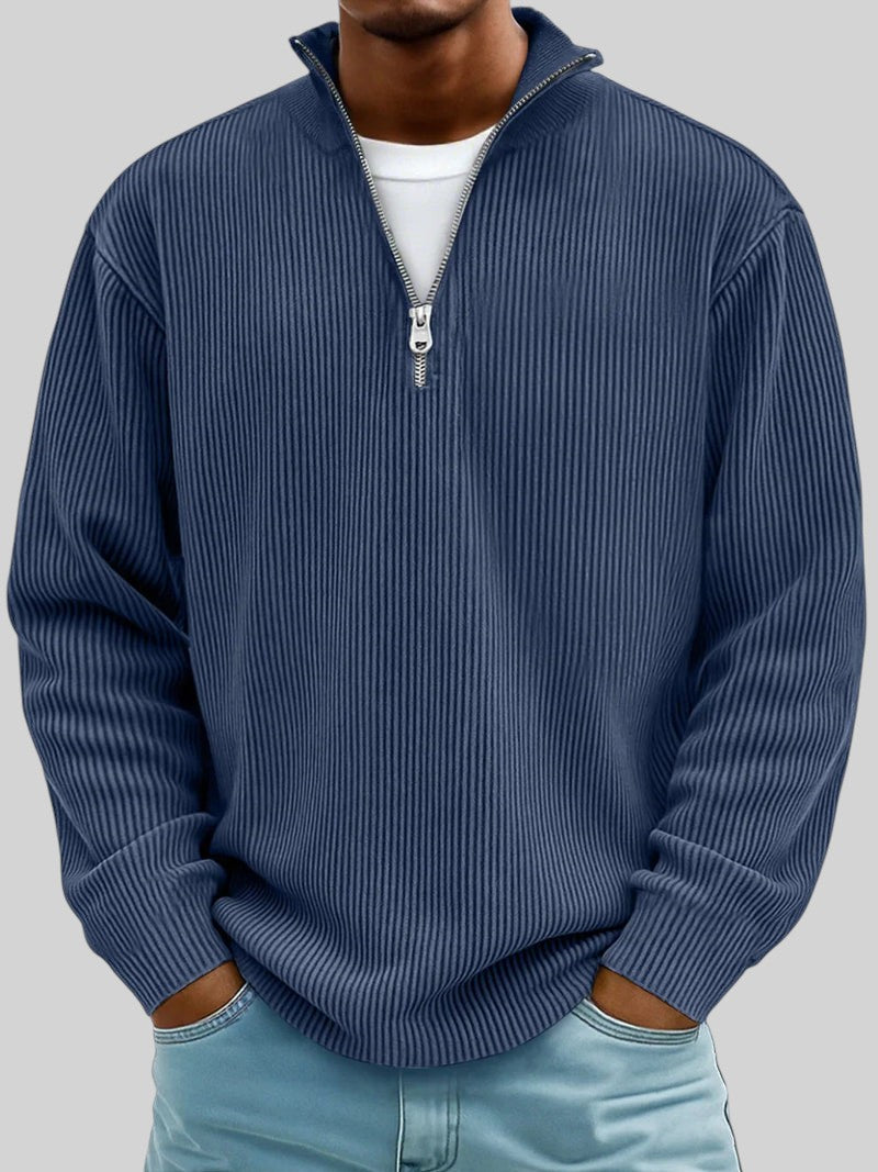 Randal gebreide herentrui met rits