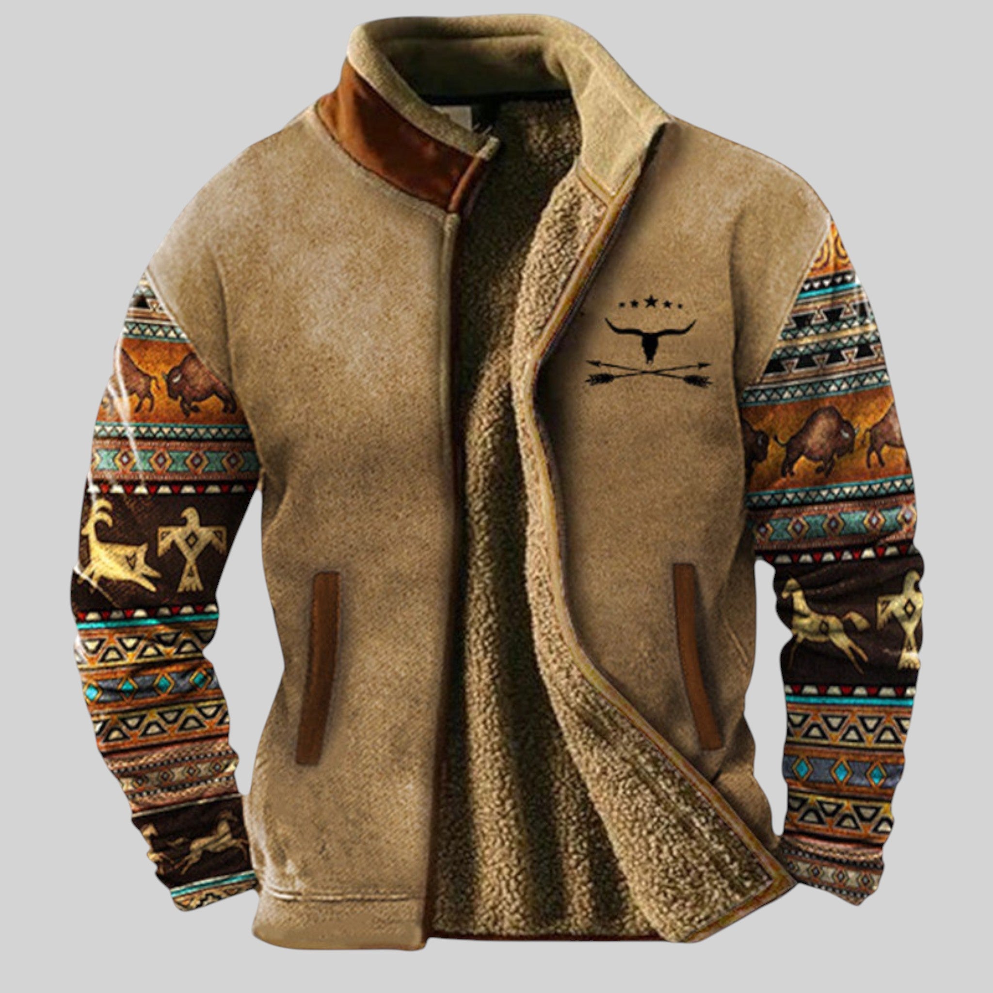 Marek warme fleece jas