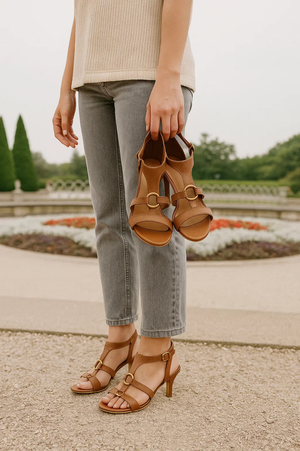 Livia elegante sandalen met hak