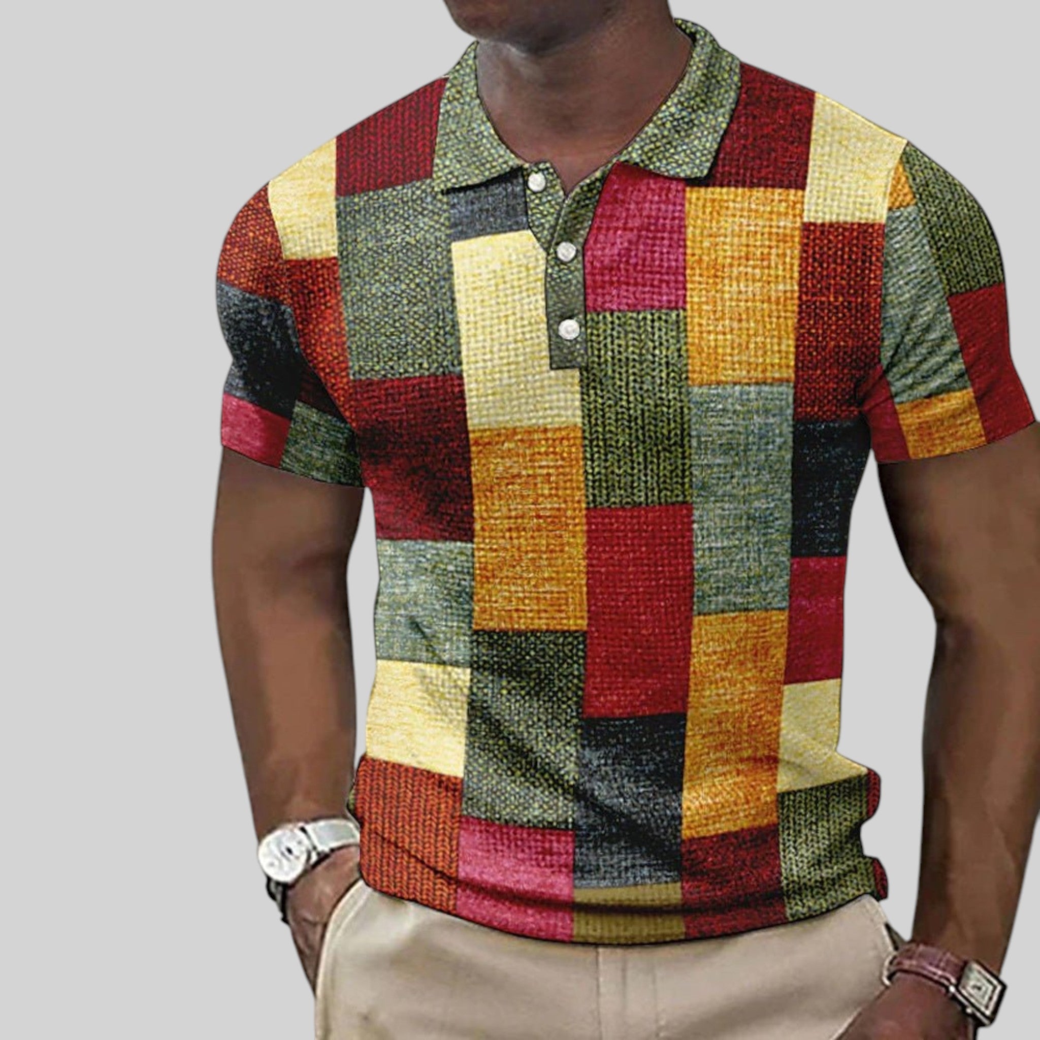 Daan zomerse polo met korte mouw