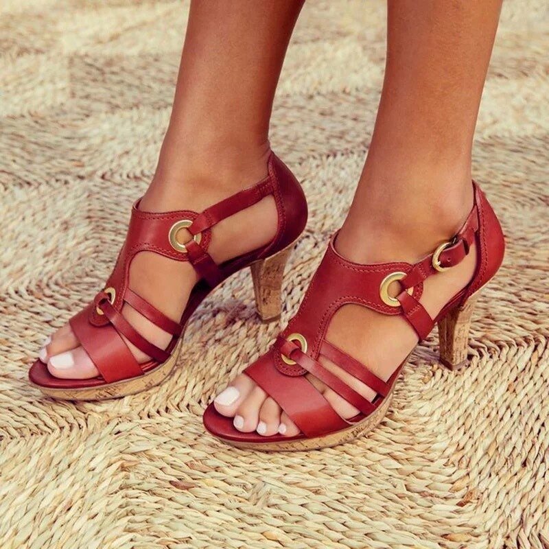 Livia elegante sandalen met hak