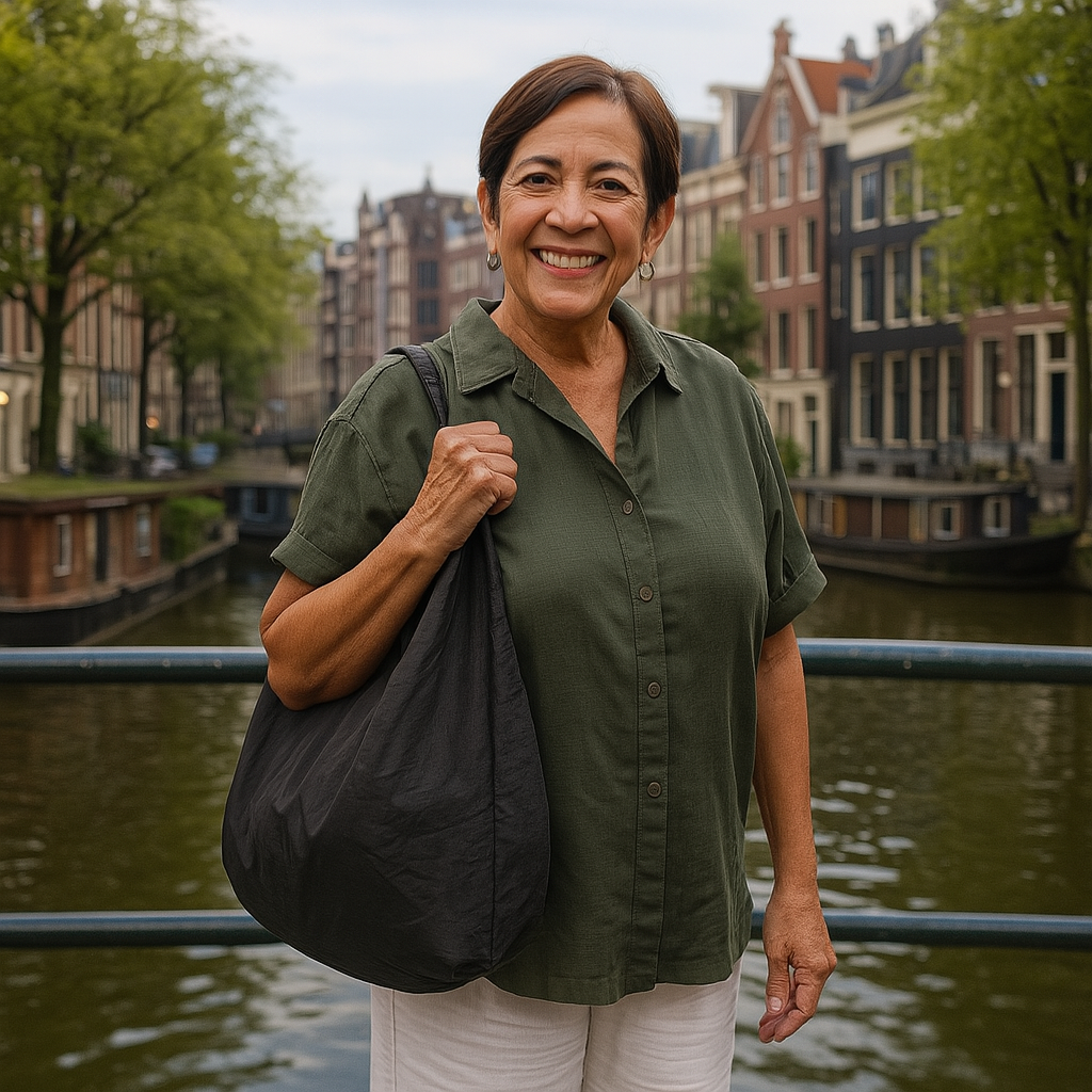 Luna praktische schoudertas