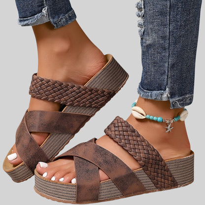 Martine orthopedische leren sandalen van hoogwaardig materiaal