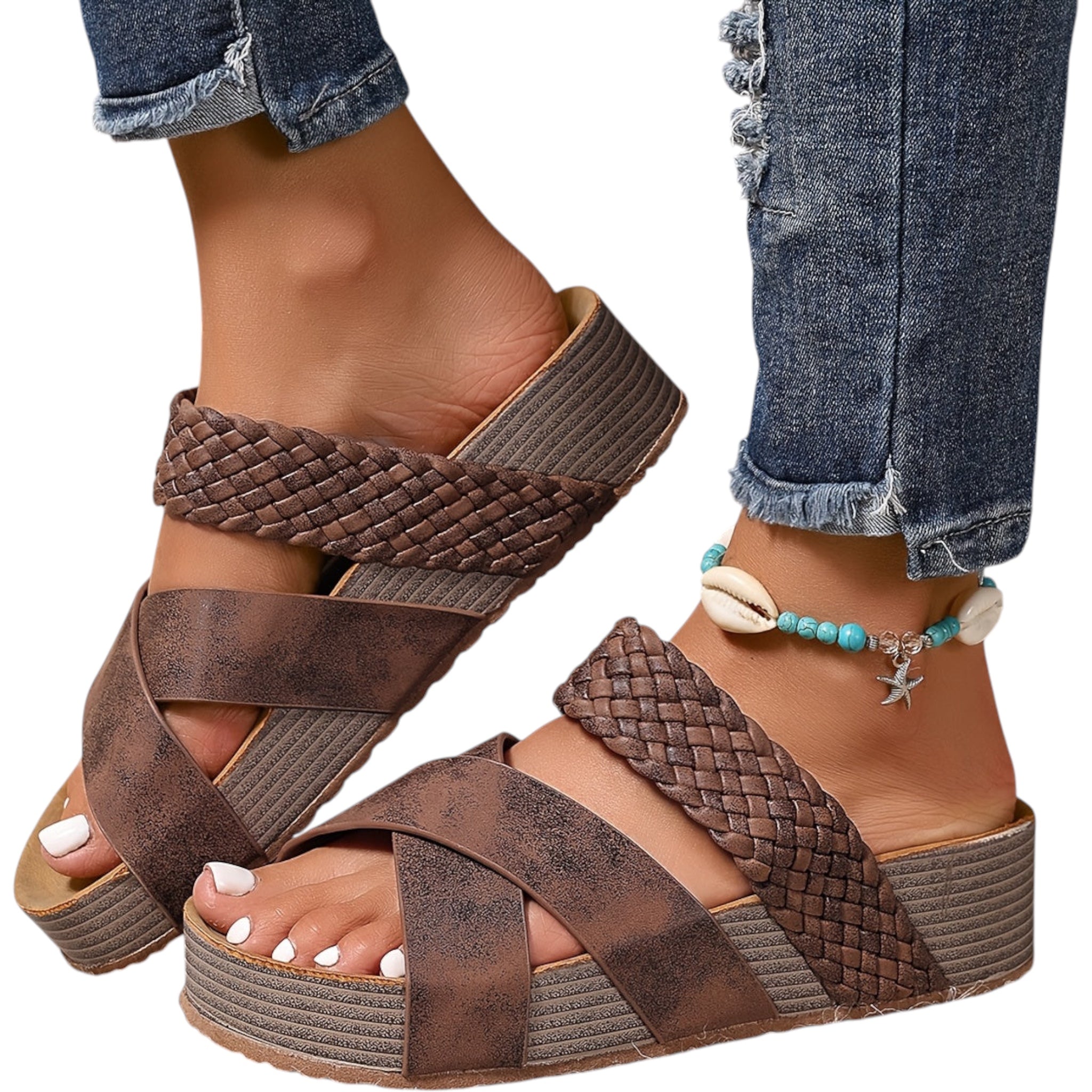 Martine orthopedische leren sandalen van hoogwaardig materiaal