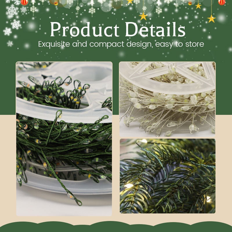 🎄 Vroege kerstactie – 50% korting 🎁 Sfeervolle koperdraad-vuurwerk lichtslinger