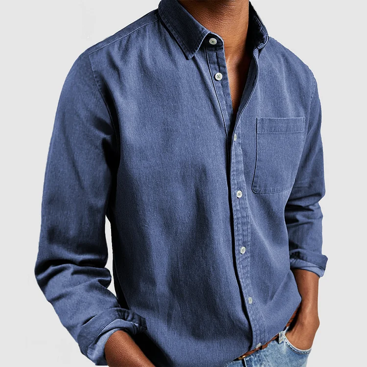 James™ Stijl & Comfort Blouse Blauw