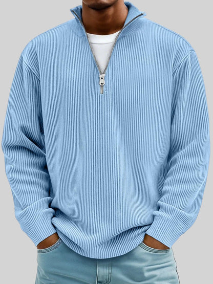 Randal gebreide herentrui met rits