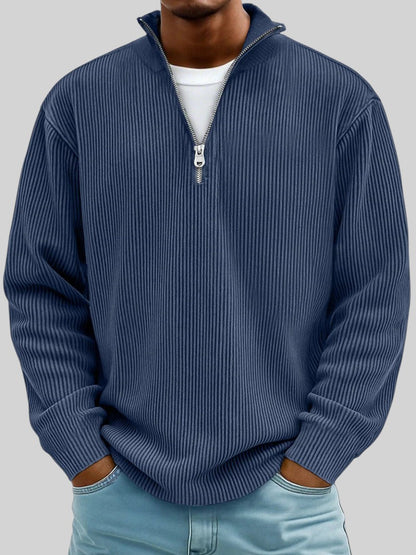 Randal gebreide herentrui met rits