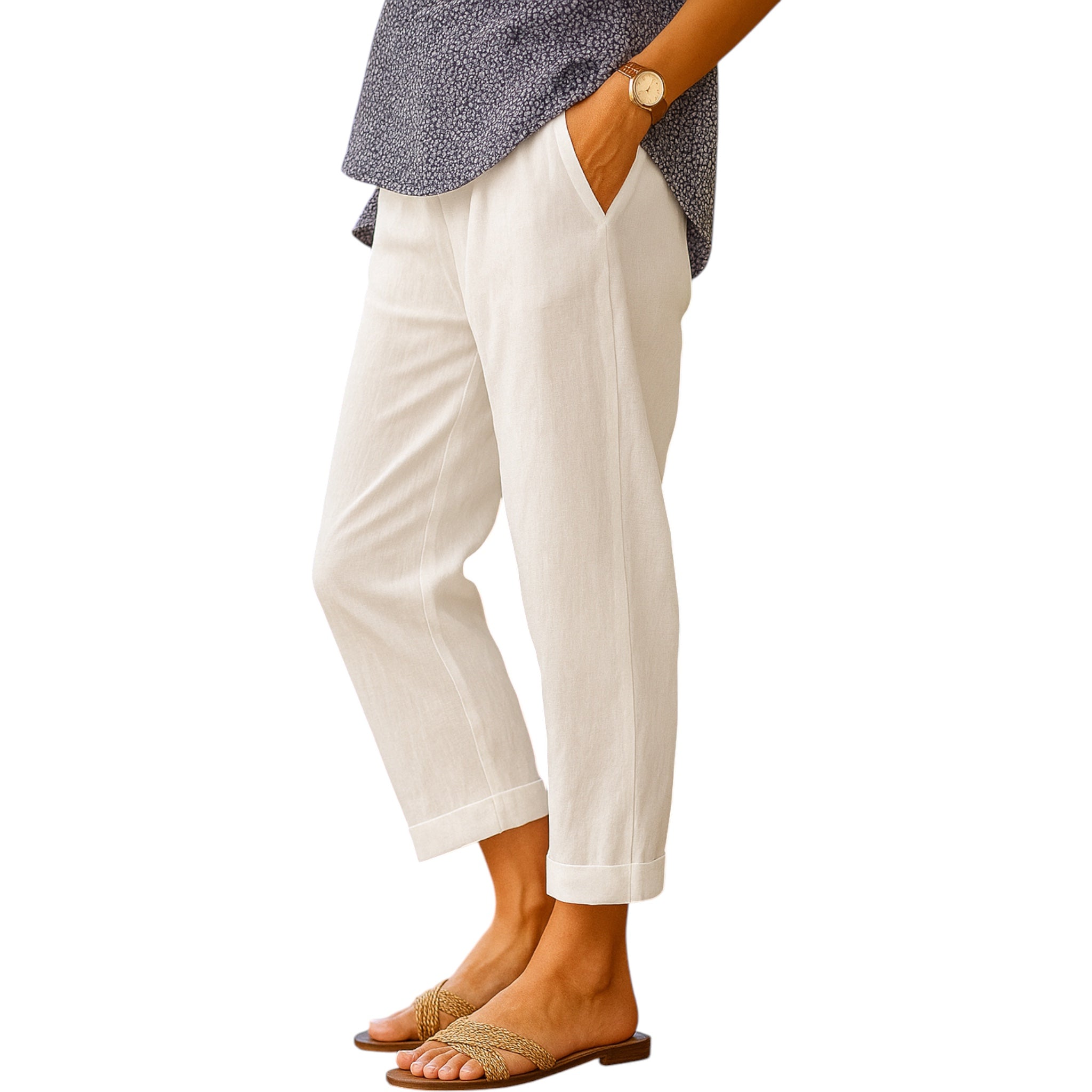Julienne elegante lichtgewicht broek