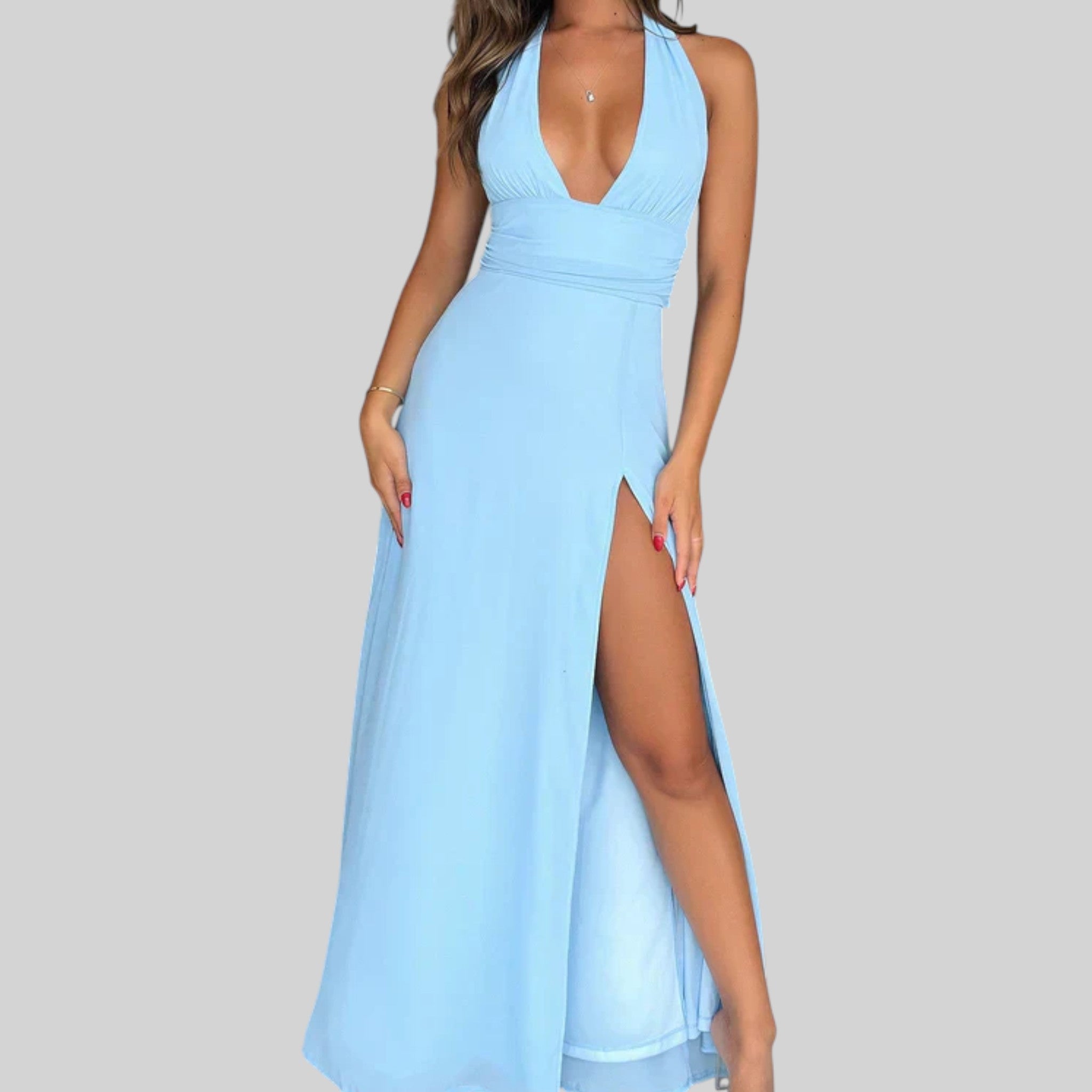 Chloé verfijnde maxi-jurk