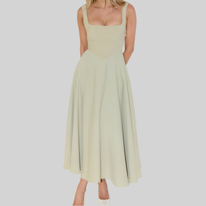 Sophie vrouwelijke midijurk