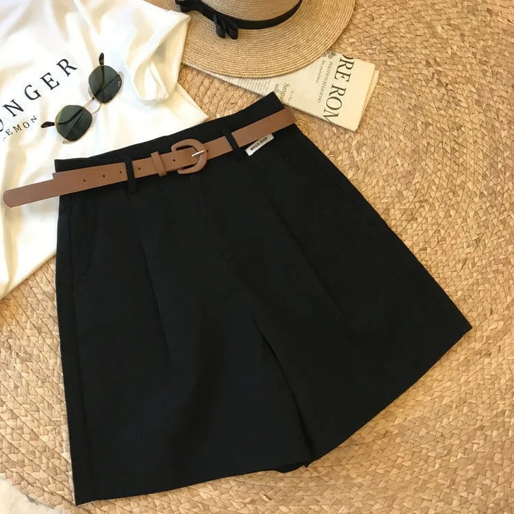 Sophie elegante zomer short met riem