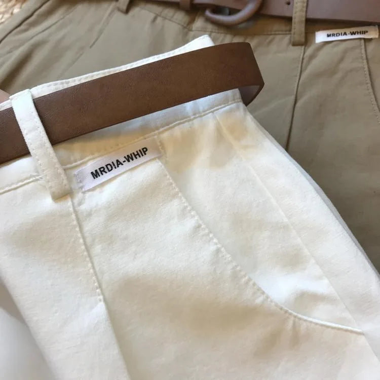 Sophie elegante zomer short met riem