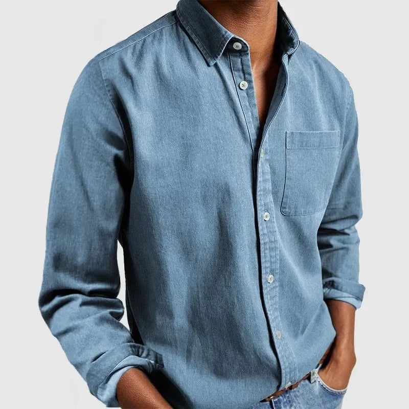 James™ Stijl & Comfort Blouse Lichtblauw