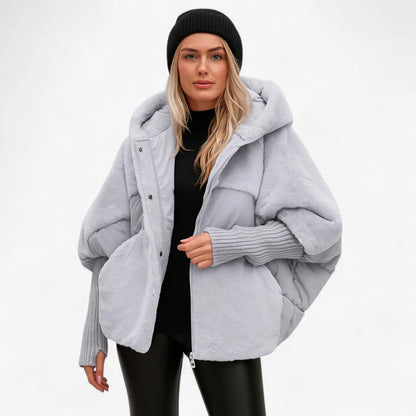 Noor gewatteerde winterjas met capuchon