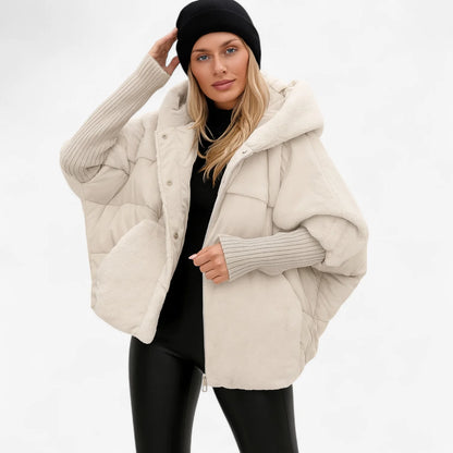 Noor gewatteerde winterjas met capuchon