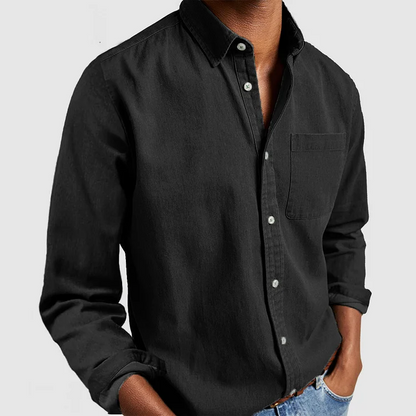 James™ Stijl & Comfort Blouse Zwart