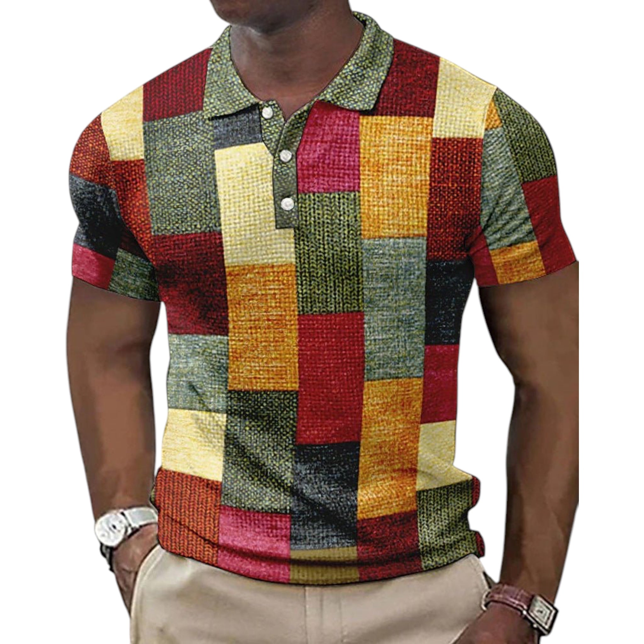 Daan zomerse polo met korte mouw