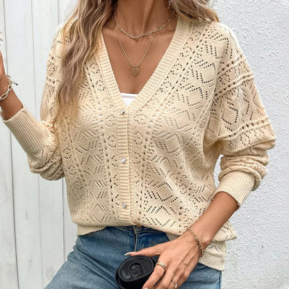 Lianne licht gebreid damesvest